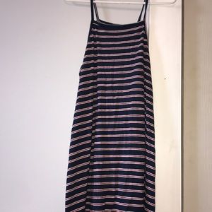 Spaghetti Strap High Neck Flowy Top